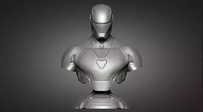 Iron Man MK50 bust 01 - Infinity War 3D print model