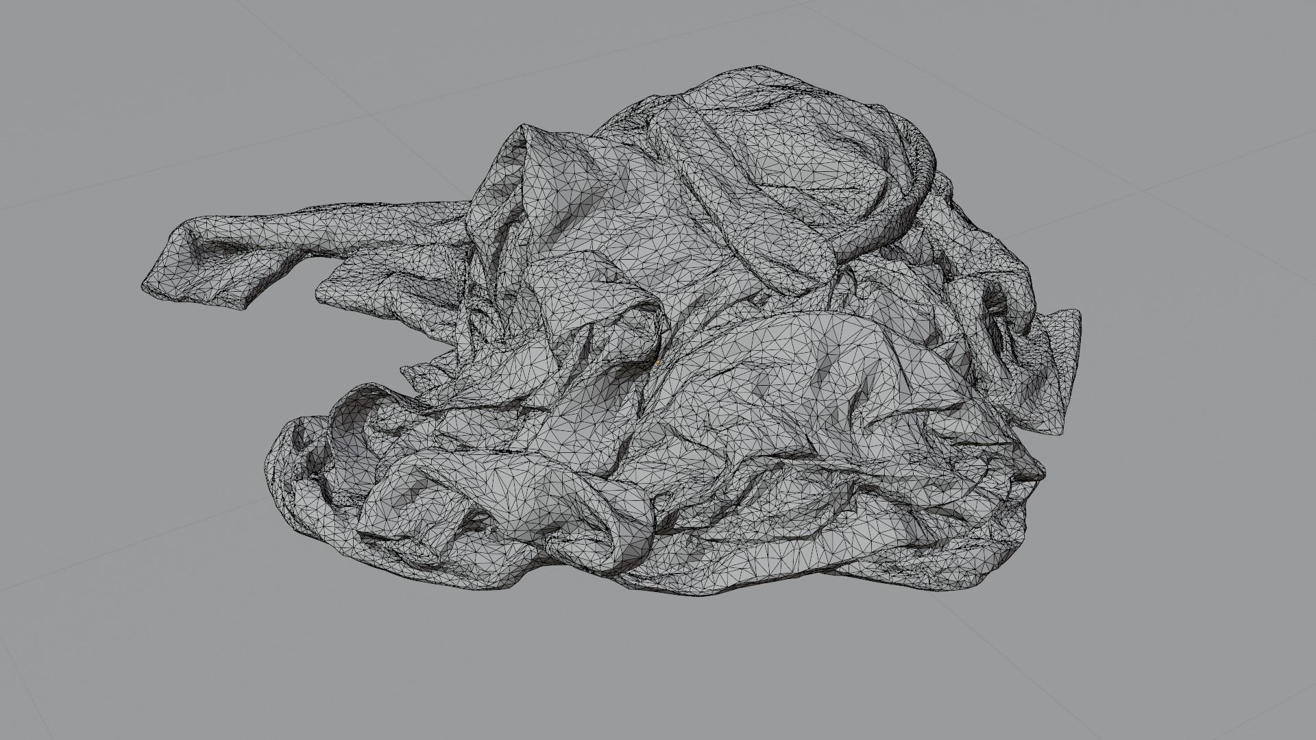 Pile of Pastel Clothes on the Ground 3D Scanned Low-poly 3D model_10