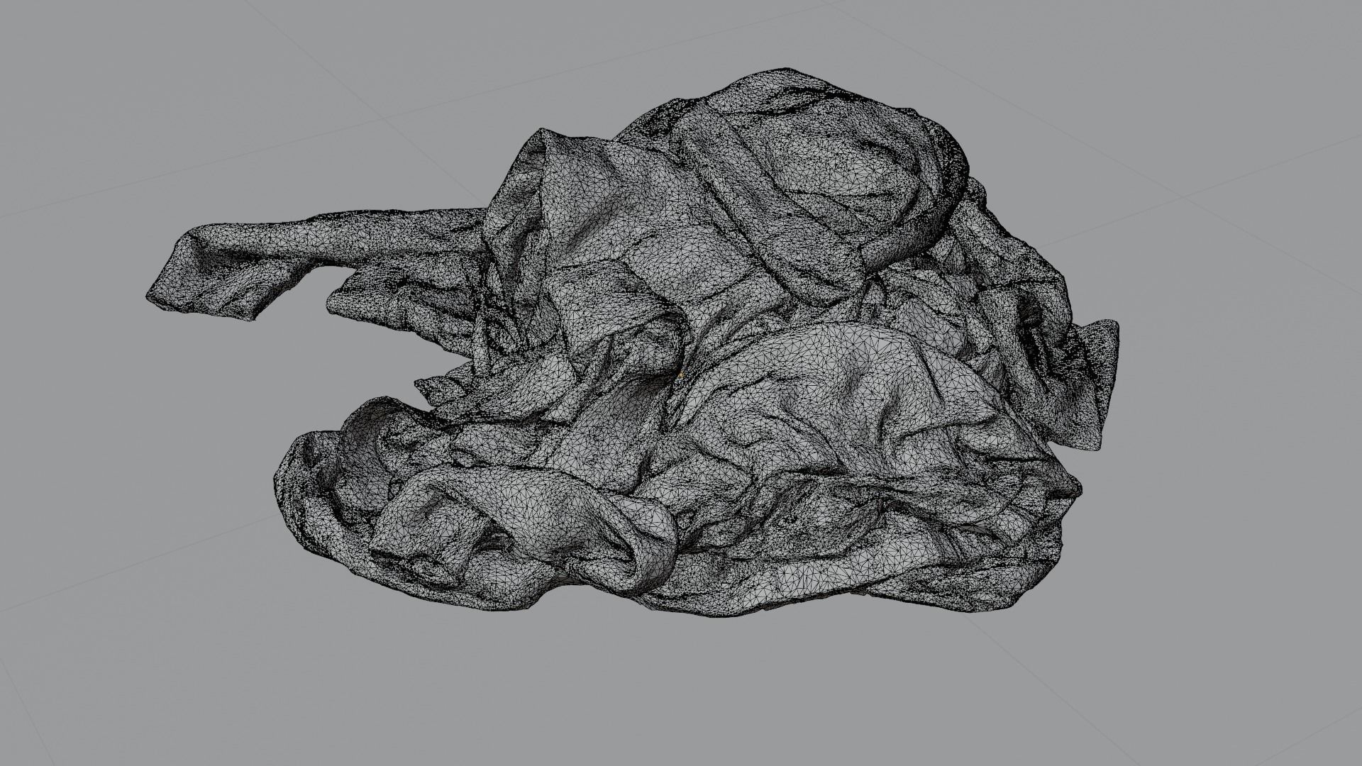 Pile of Pastel Clothes on the Ground 3D Scanned Low-poly 3D model_6