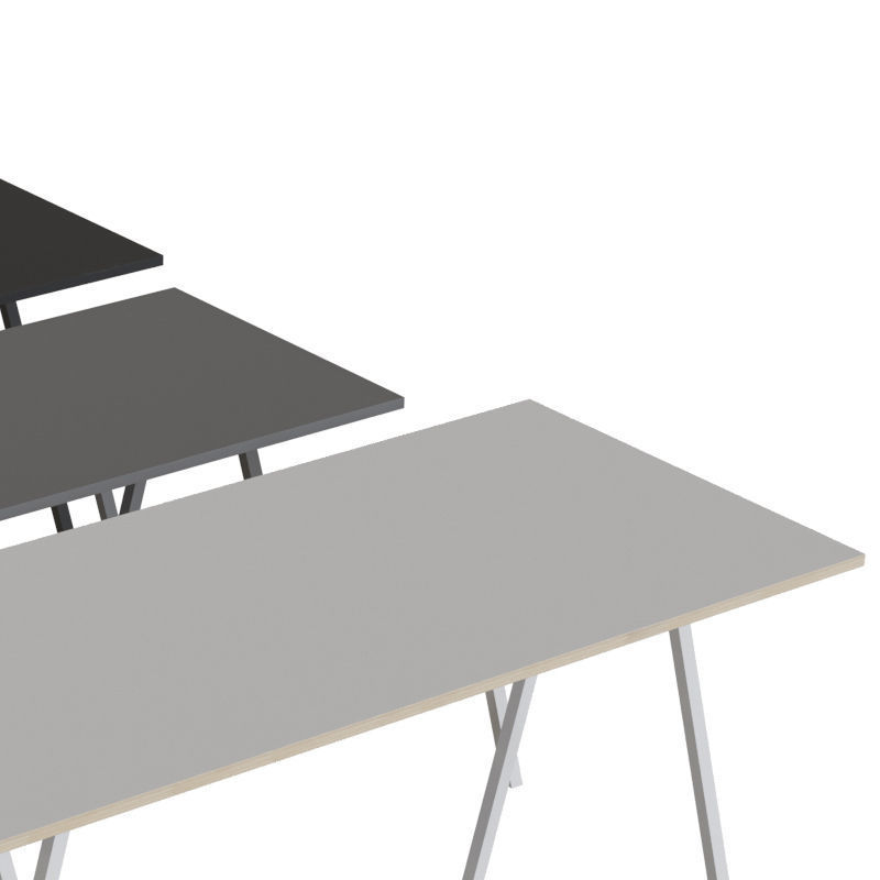Loop Stand Table 3D model_2