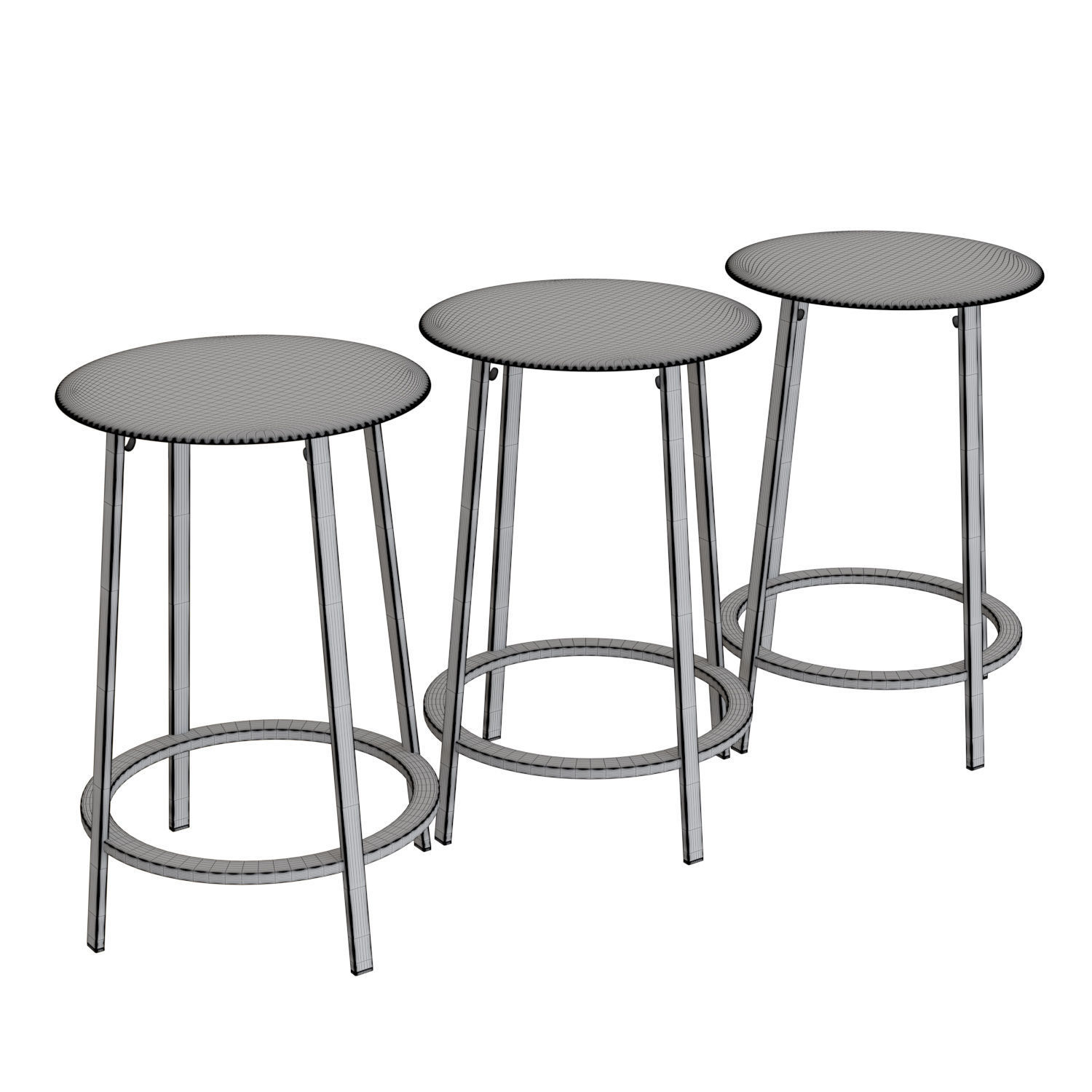 Revolver Table 3D model_4