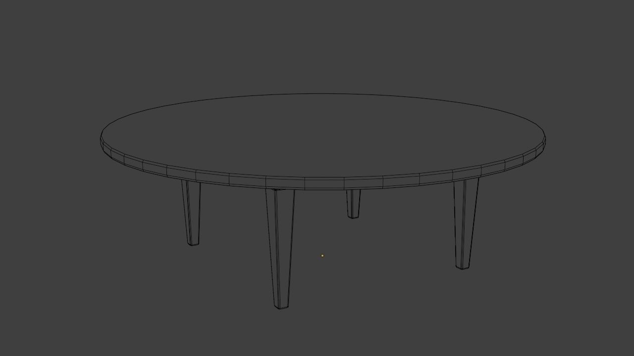 Center Table - 3D Model -PBR 3D model_9