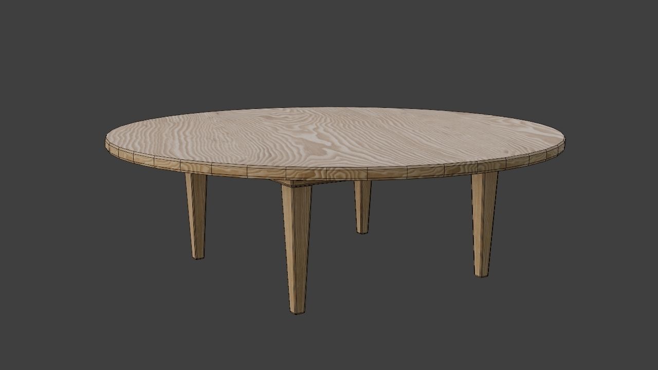 Center Table - 3D Model -PBR 3D model_7