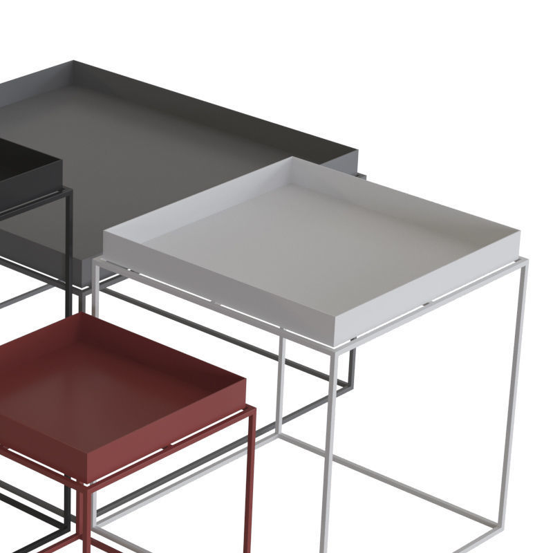 Tray Coffee Table 3D model_2