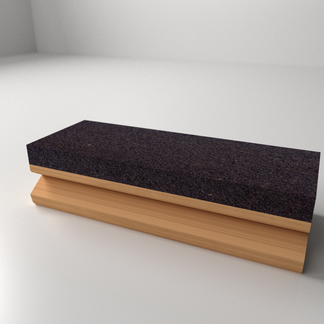 Chalkboard Eraser 3D model_2