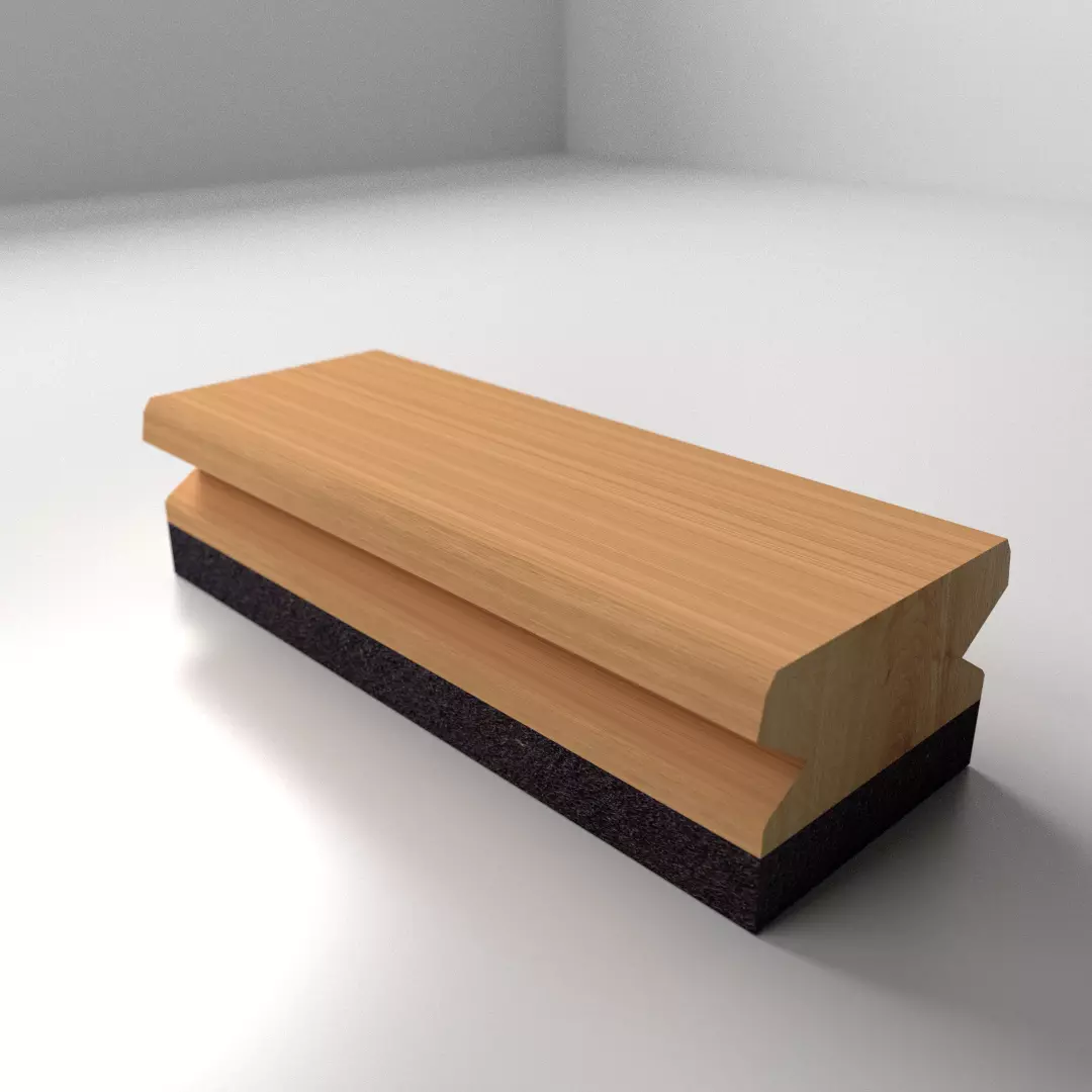Chalkboard Eraser 3D model_0
