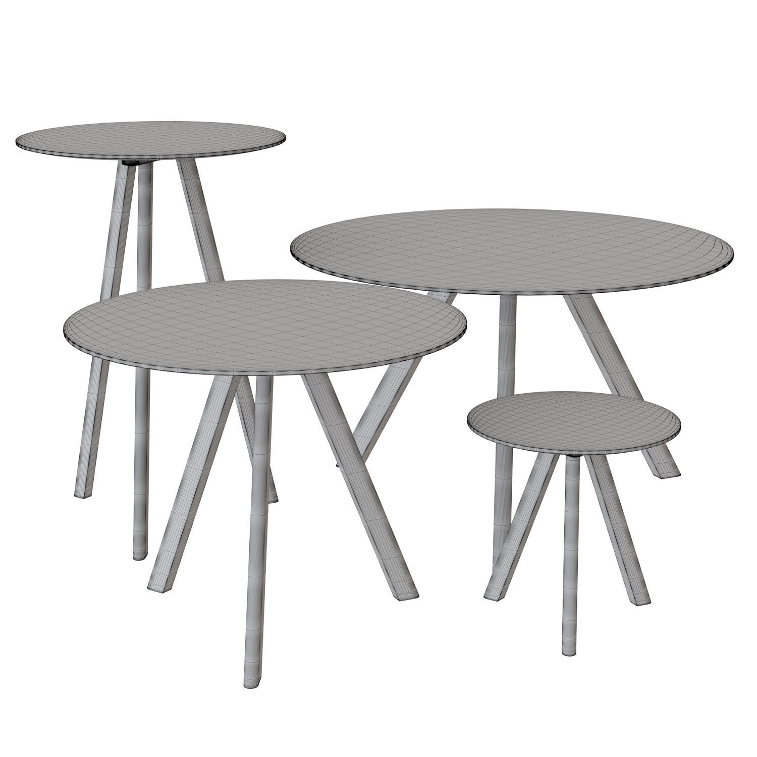 Cph 20 Round Table 3D model_4
