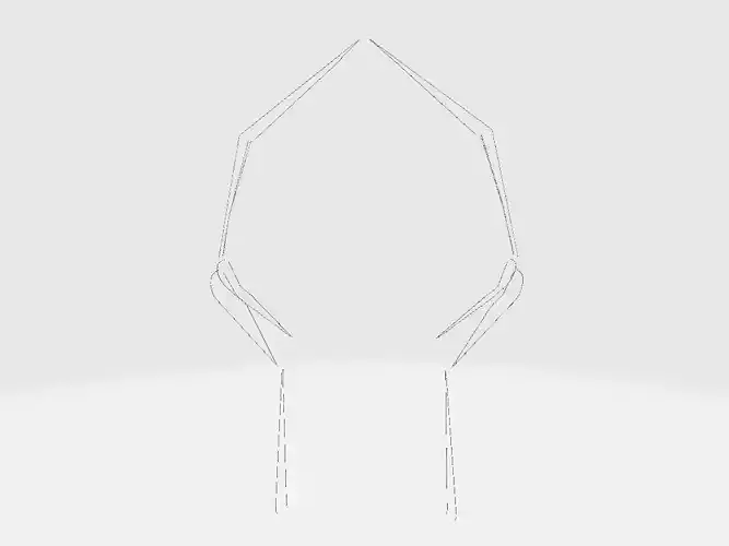 Limbs Explosion Booster Rope Low-poly 3D model