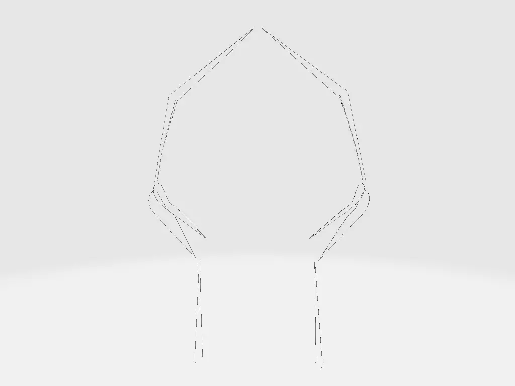 Limbs Explosion Booster Rope Low-poly 3D model_0