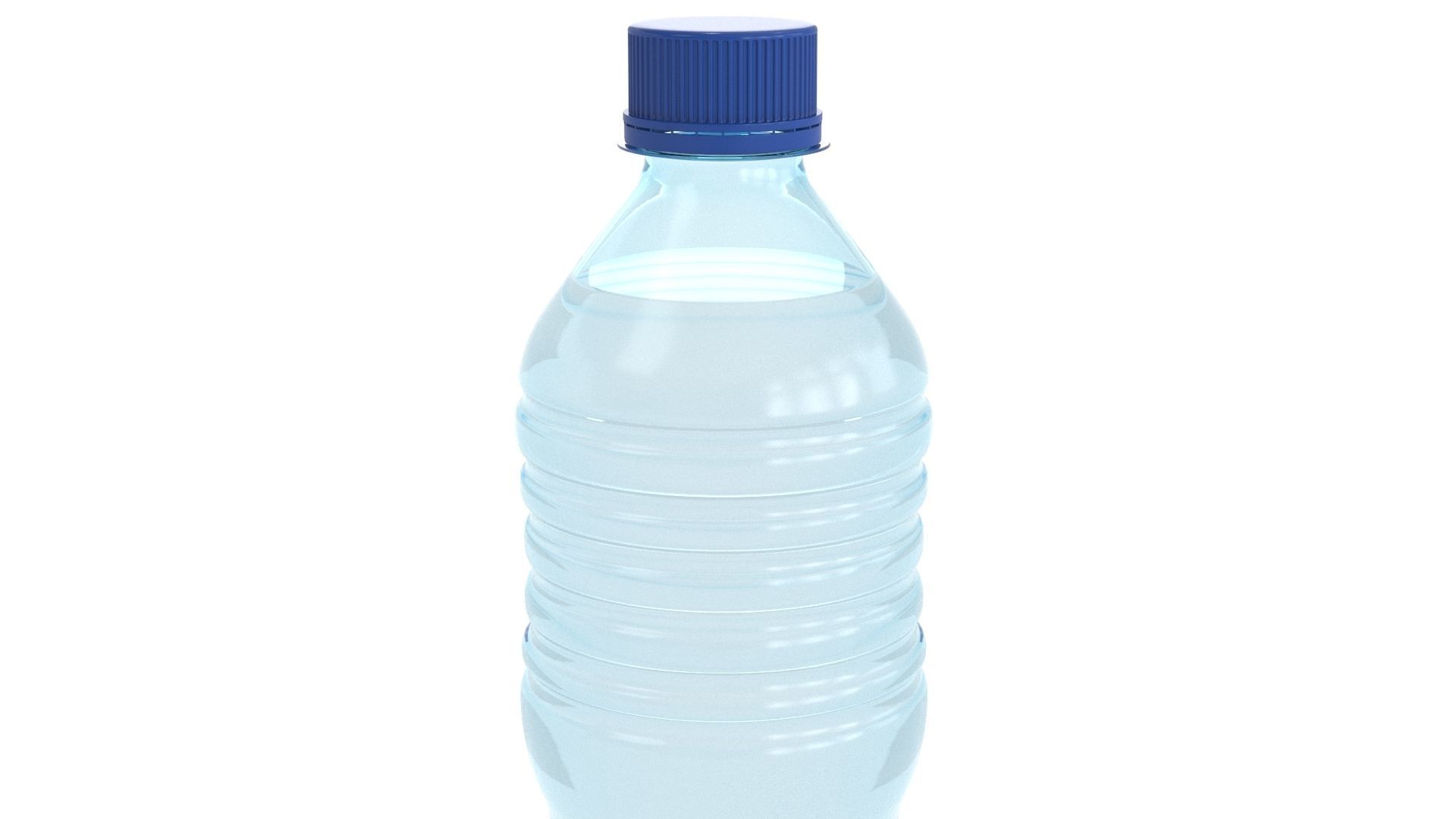 Plastic Water Bottle v1 3d model 3D model_4