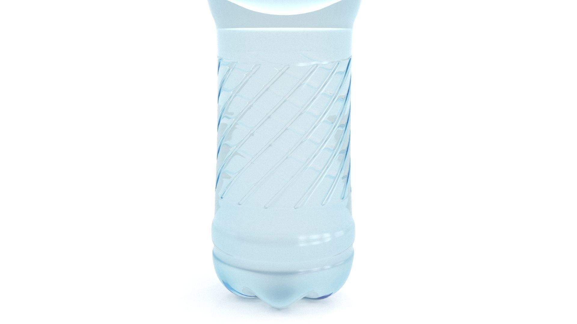 Plastic Water Bottle v1 3d model 3D model_5
