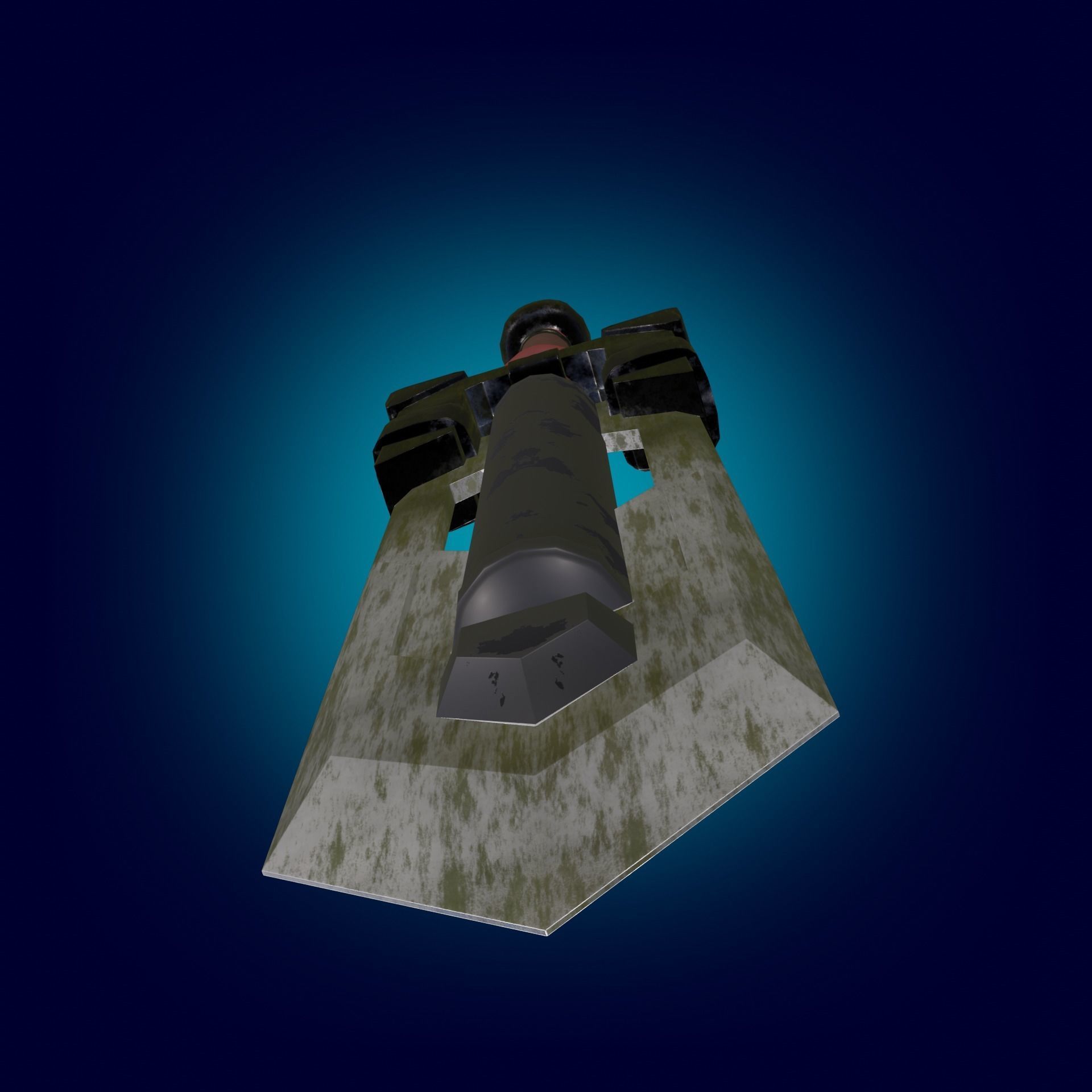 Sword Weapon PBR low-poly game ready Low-poly 3D model_3