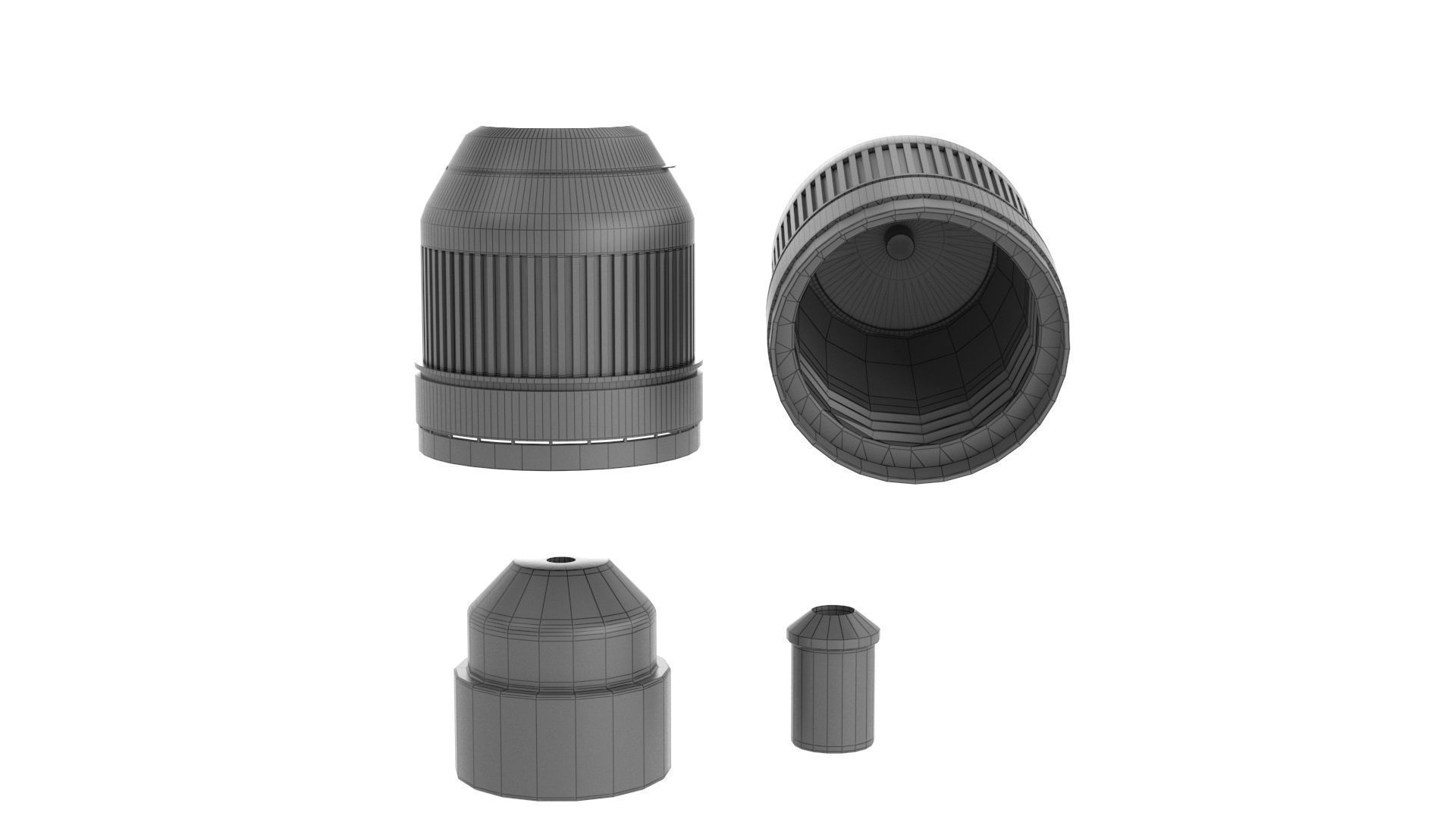 Plastic Water Bottle v3 3dmodel 3D model_9