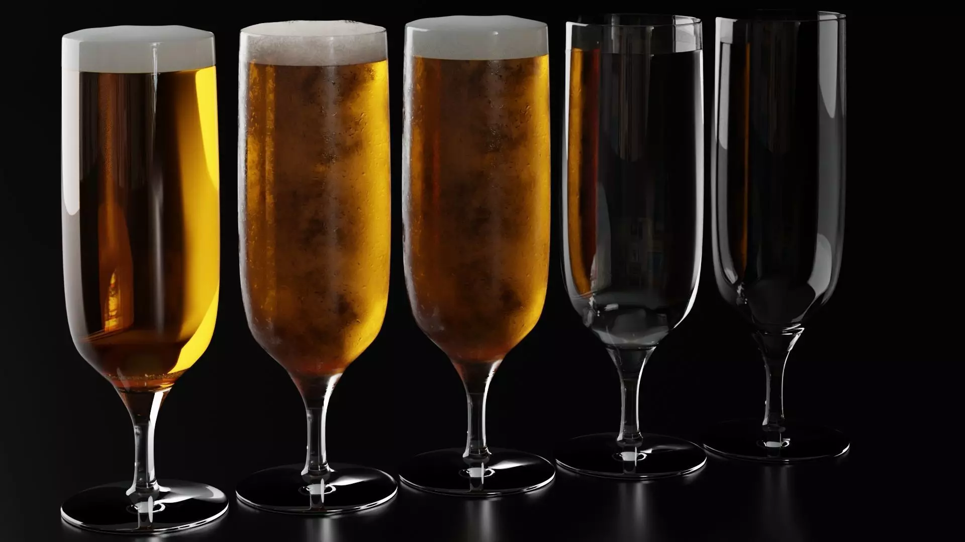 Beer Glass 4 3D model