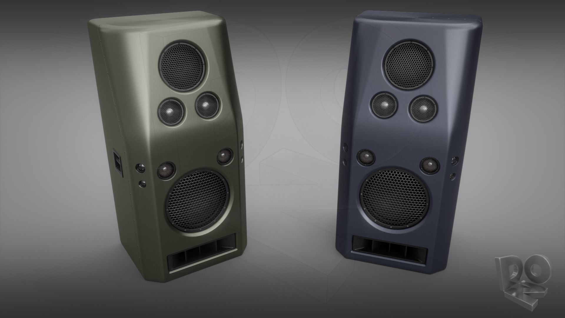 Hi-Fi Speakers 3D model_10