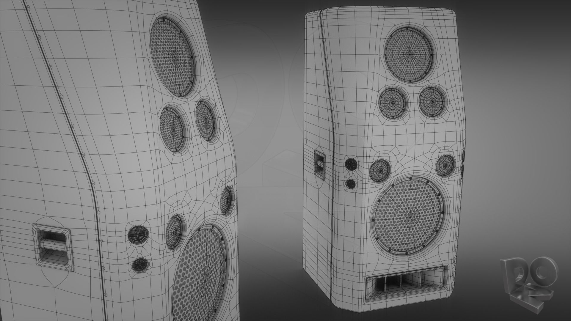 Hi-Fi Speakers 3D model_17