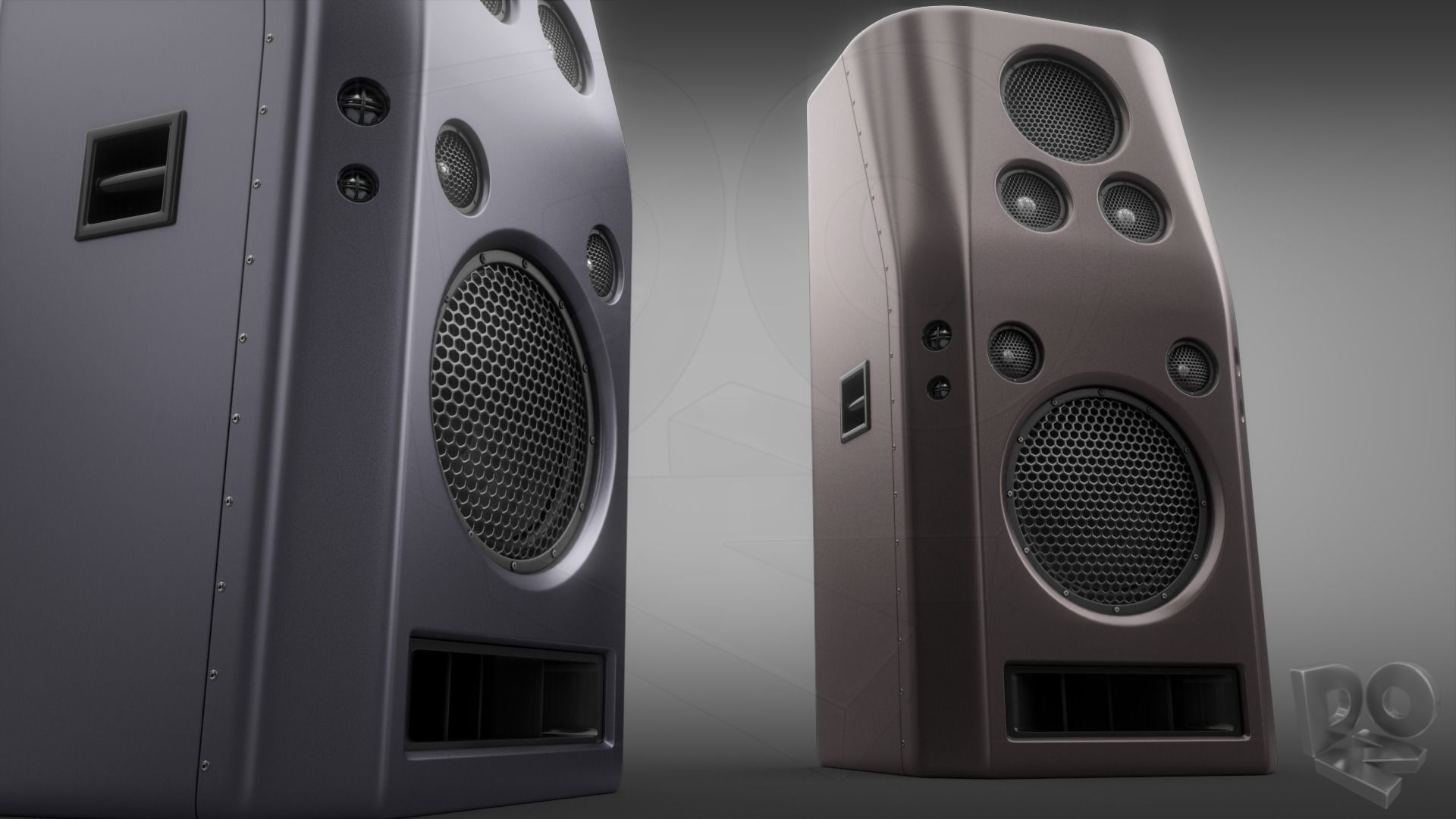 Hi-Fi Speakers 3D model_7