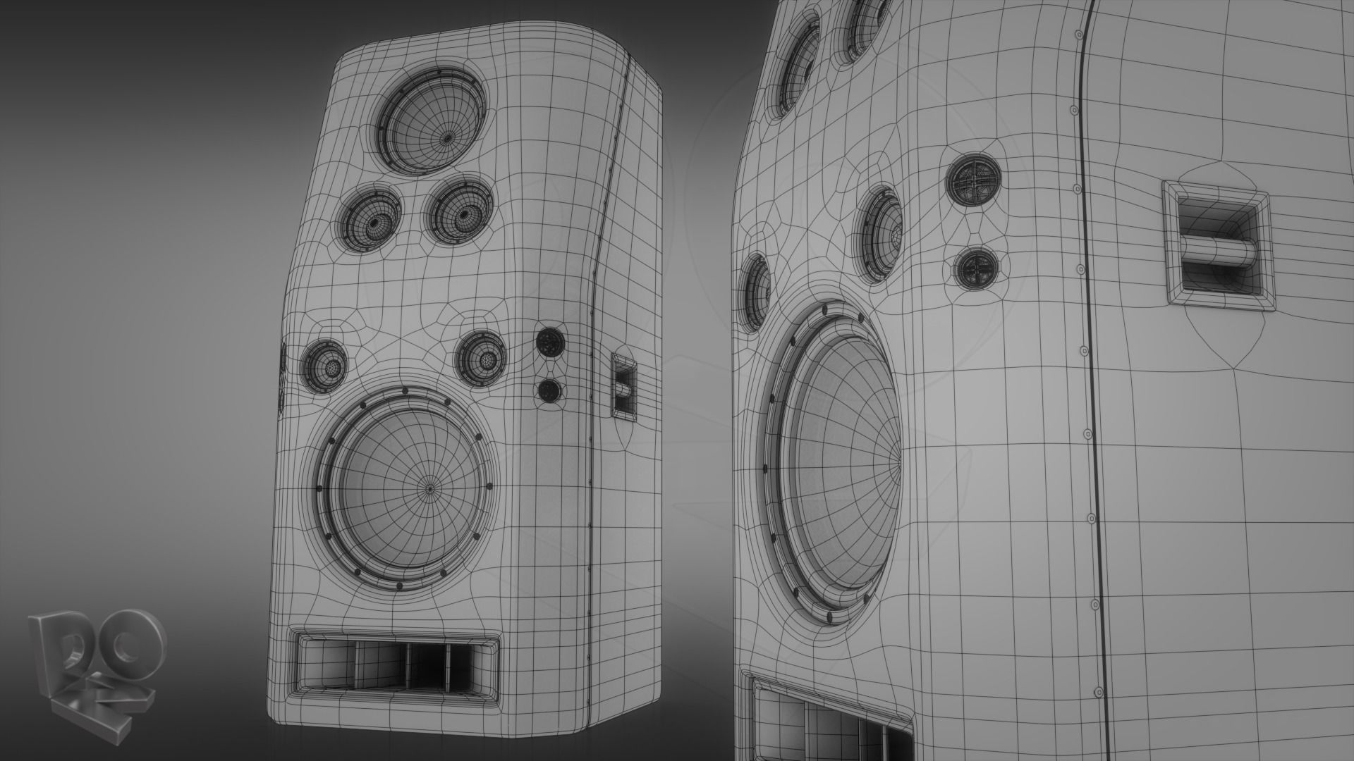 Hi-Fi Speakers 3D model_14