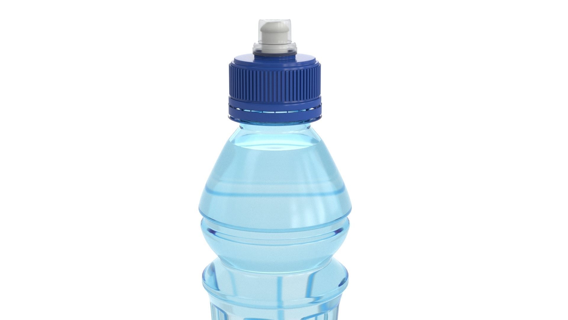 Plastic Water Bottle v5 3d model 3D model_4