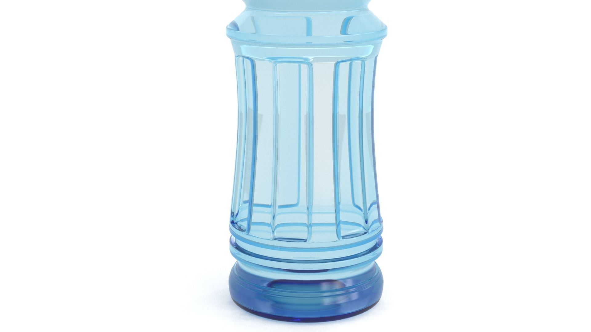 Plastic Water Bottle v5 3d model 3D model_5