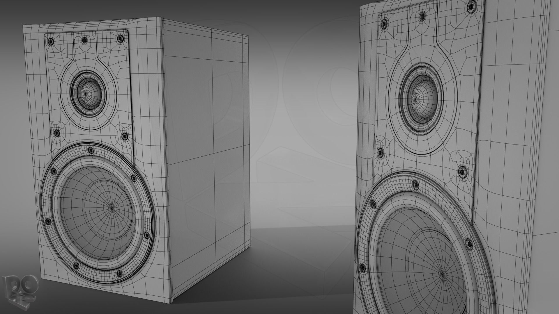 Hi-Fi Speakers 3D model_9