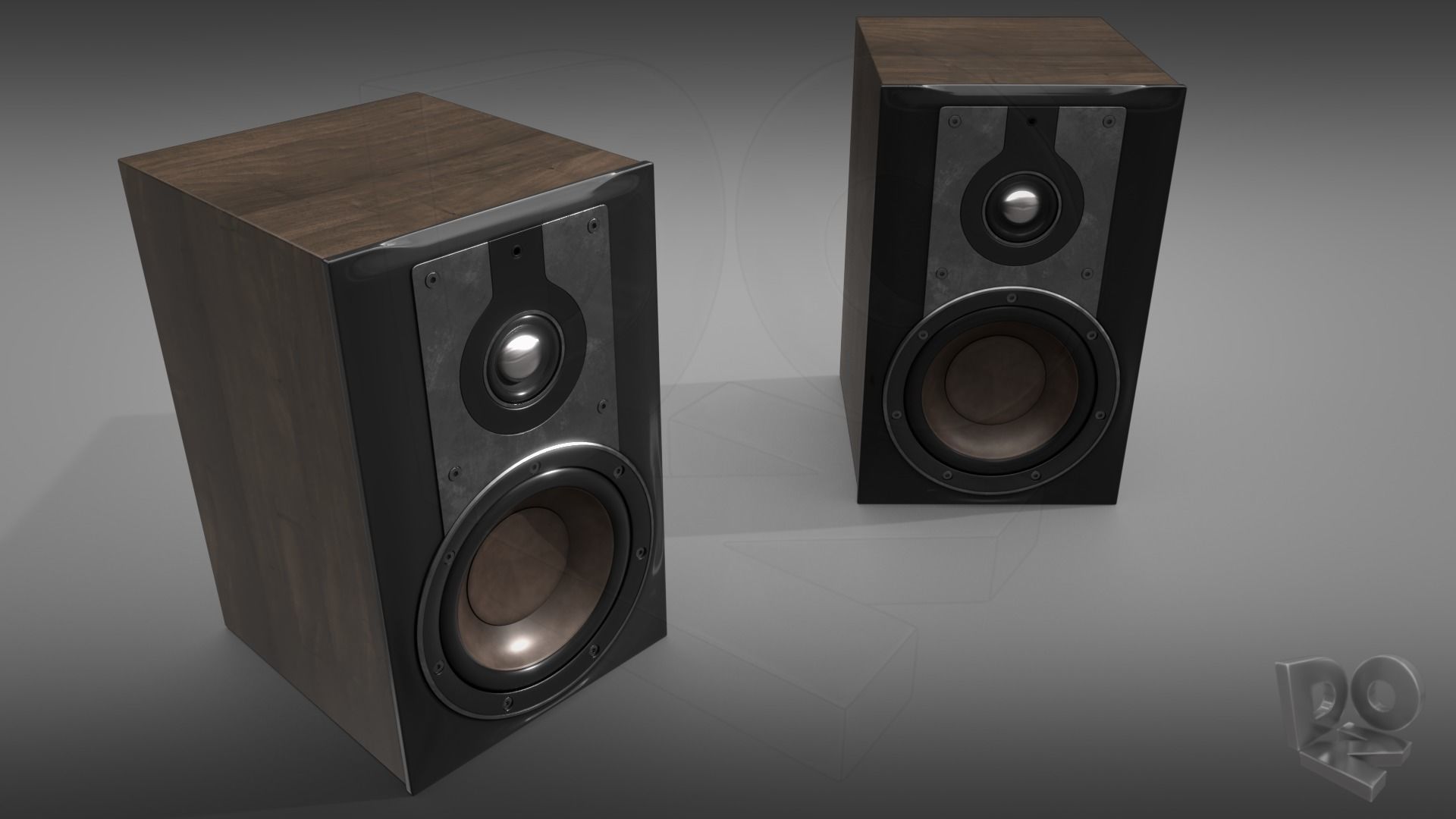 Hi-Fi Speakers 3D model_6