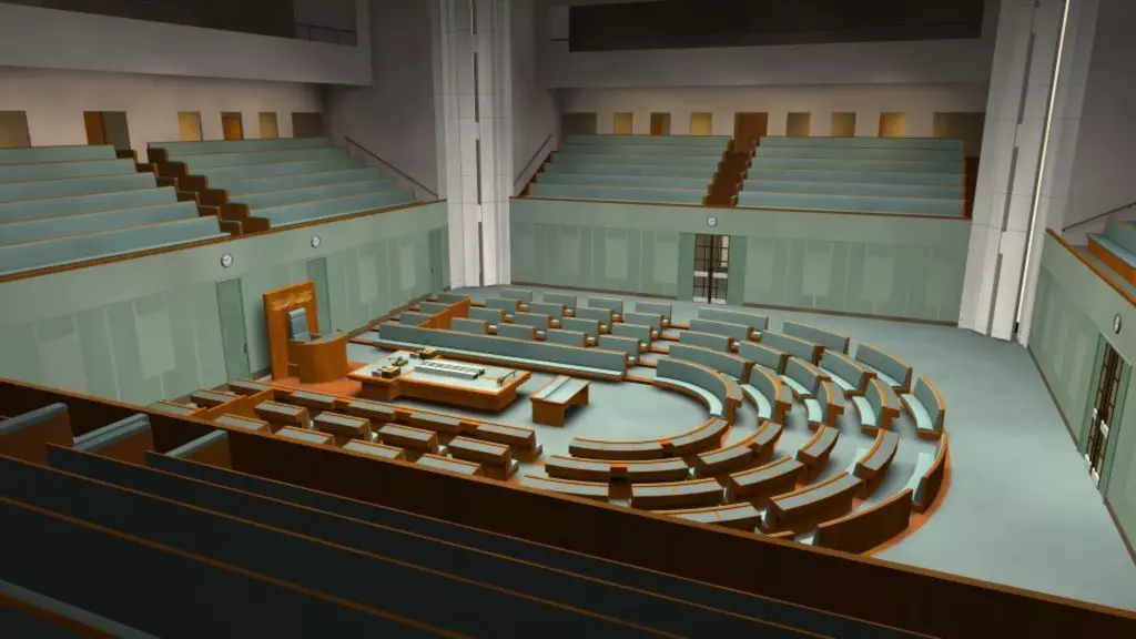 Australian Parliament Interior 3D model