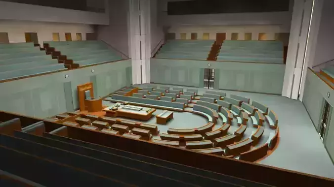 Australian Parliament Interior 3D model