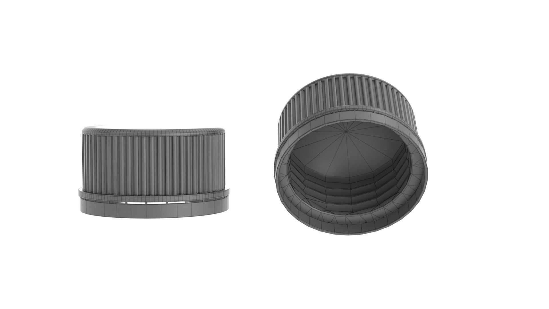 Plastic Water Bottle v7 3d model 3D model_9