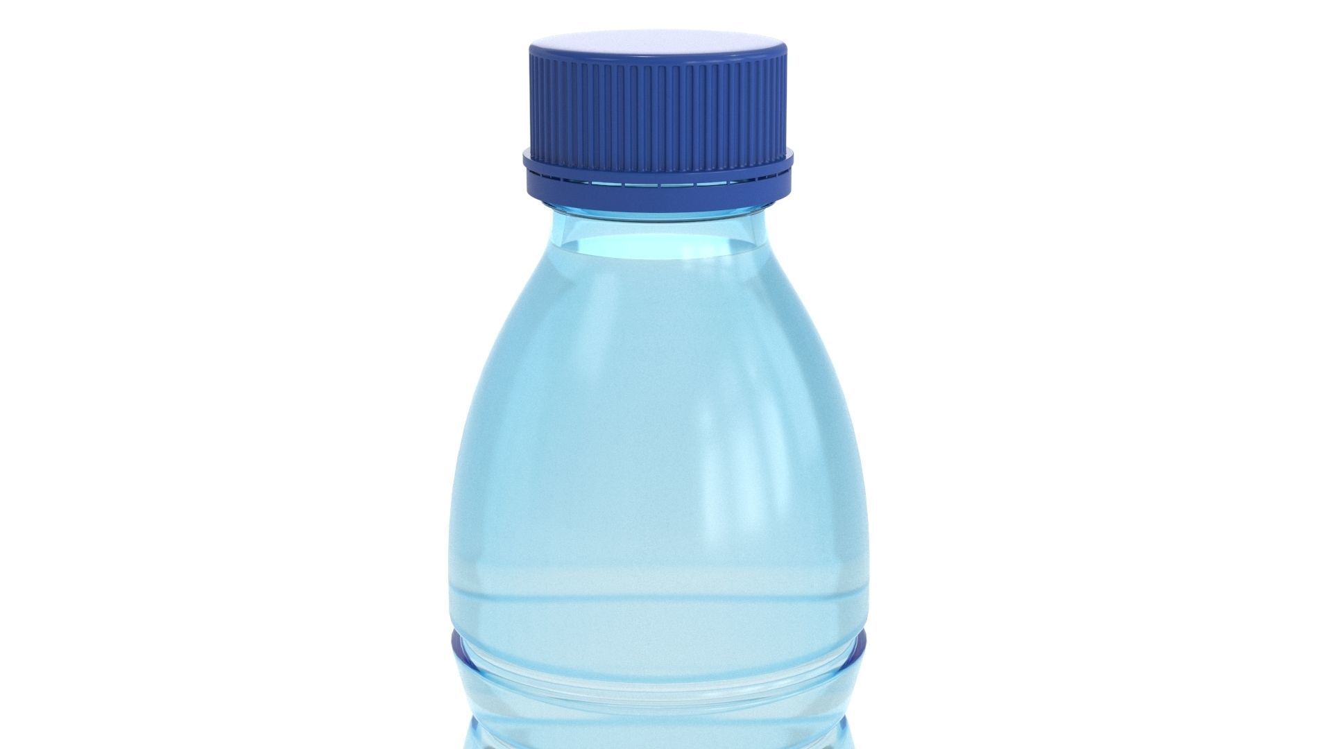Plastic Water Bottle v7 3d model 3D model_4