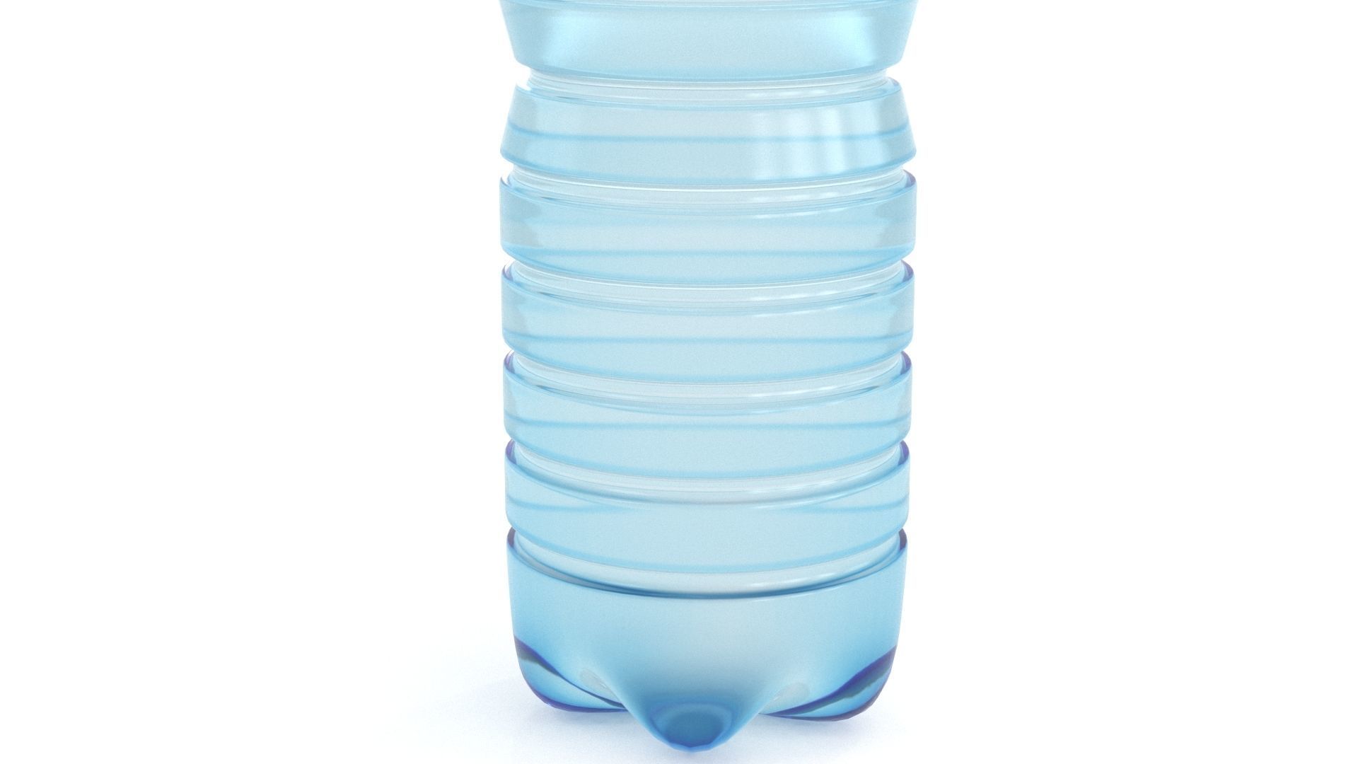 Plastic Water Bottle v7 3d model 3D model_5