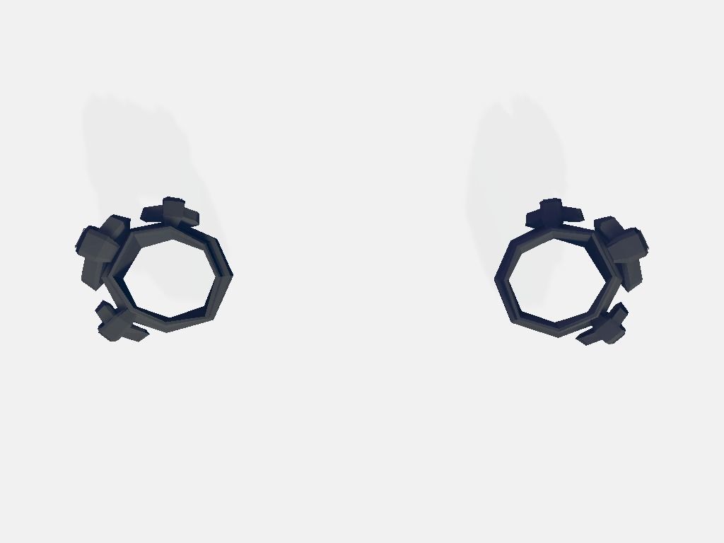 Arm Bag - Military Pouch Low-poly 3D model_7