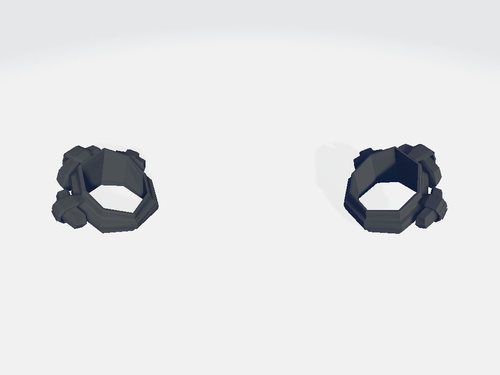 Arm Bag - Military Pouch Low-poly 3D model_6