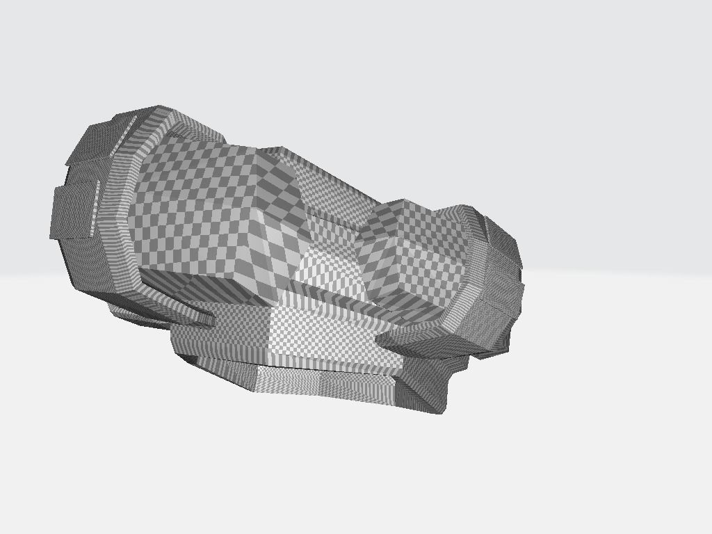 Arm Bag - Military Pouch Low-poly 3D model_16