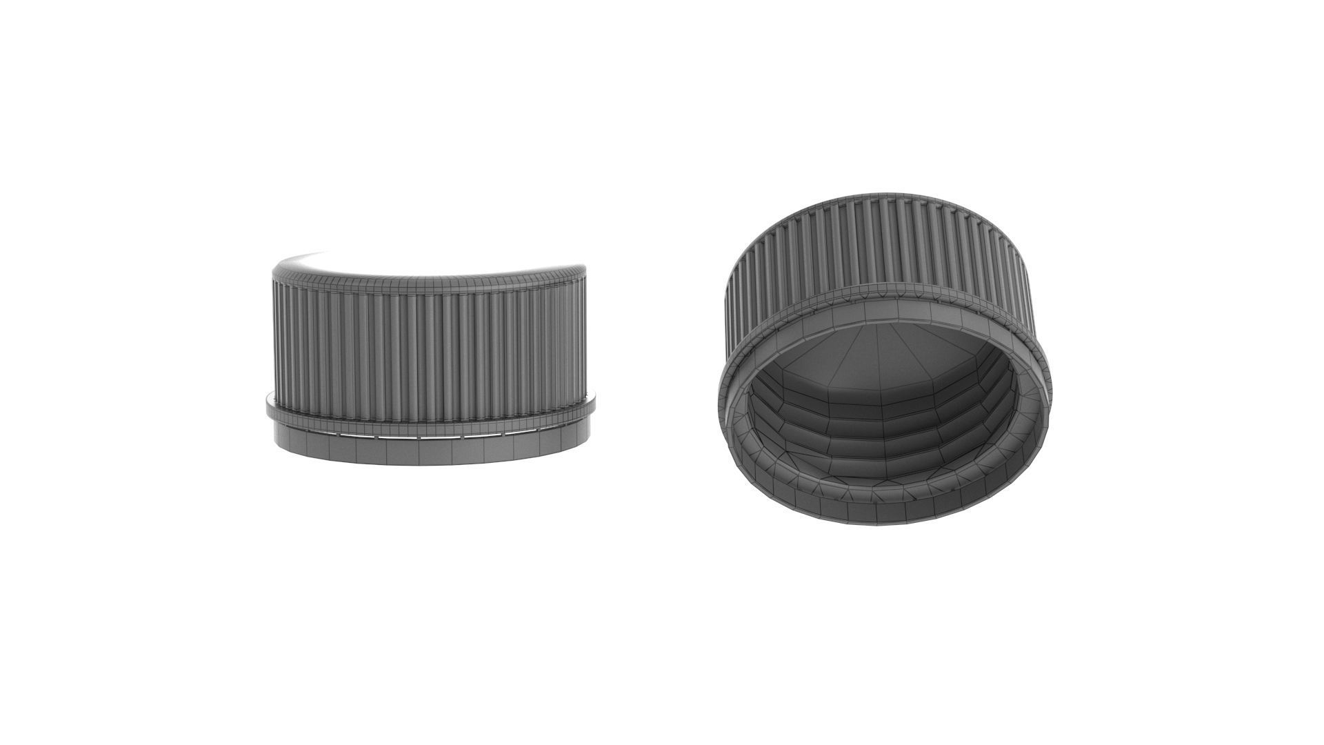 Plastic Water Bottle v9 3d model 3D model_9