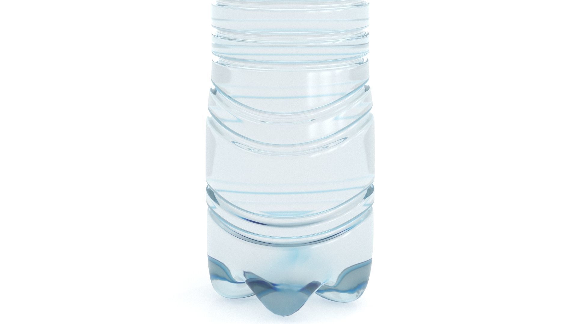 Plastic Water Bottle v9 3d model 3D model_5