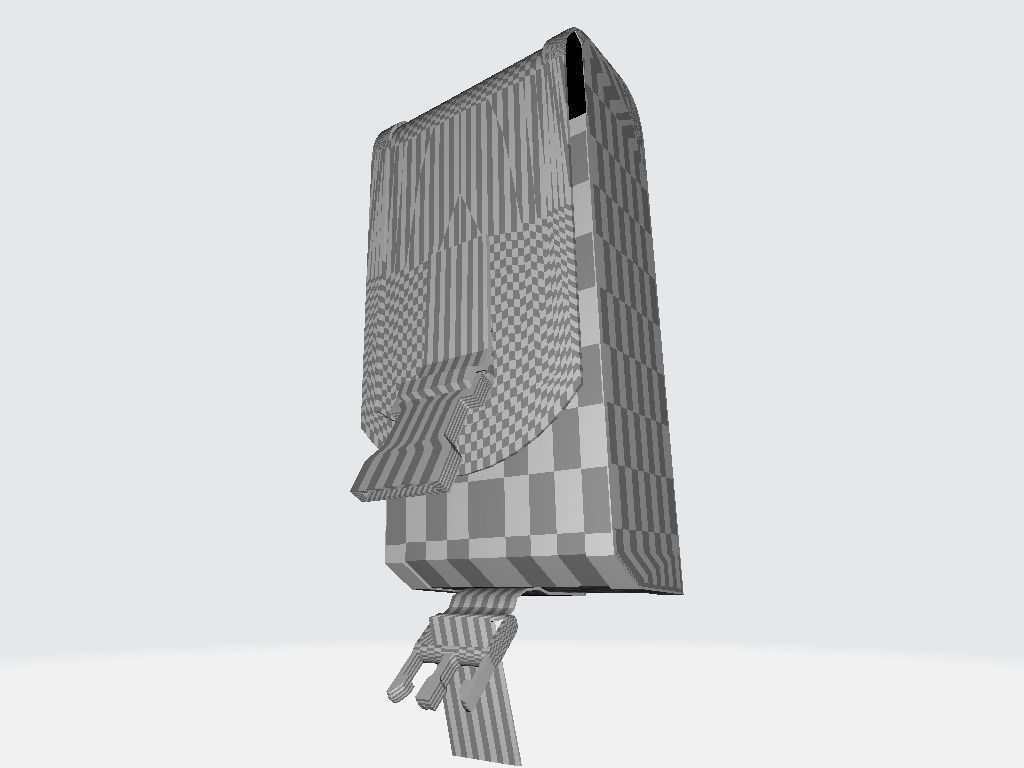 Plexus Big Left Pouche Bag Low-poly 3D model_20