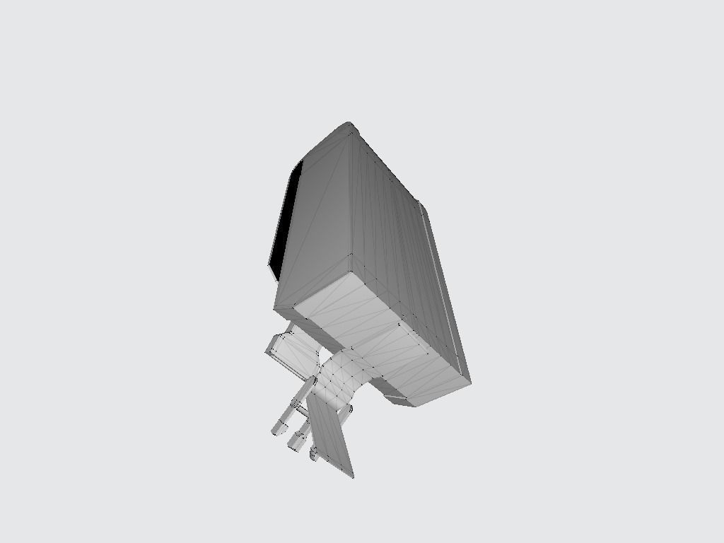 Plexus Big Left Pouche Bag Low-poly 3D model_16