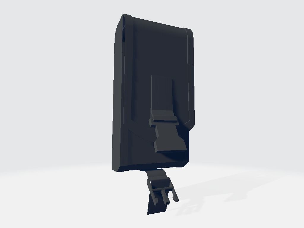 Plexus Big Left Pouche Bag Low-poly 3D model_2