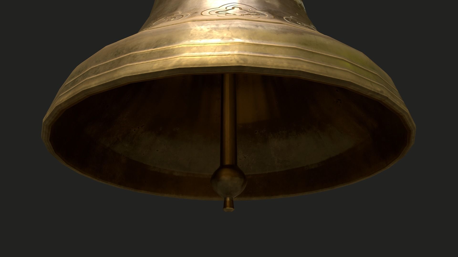 Church Bell Low-poly 3D model_23