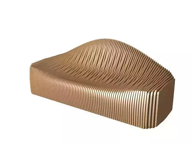 bench made of wood with slats