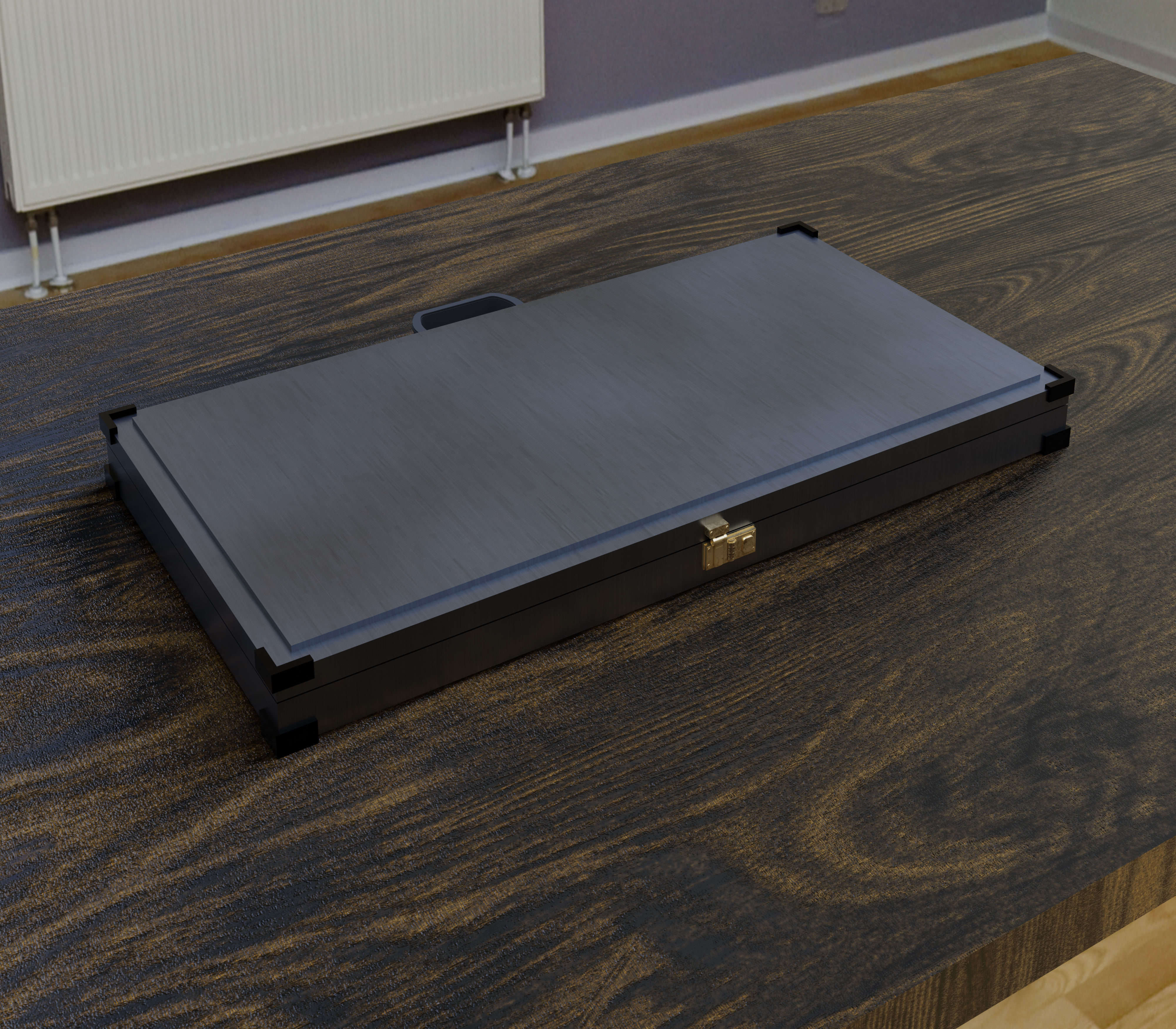 Military Weapon Case Low-poly 3D model_1