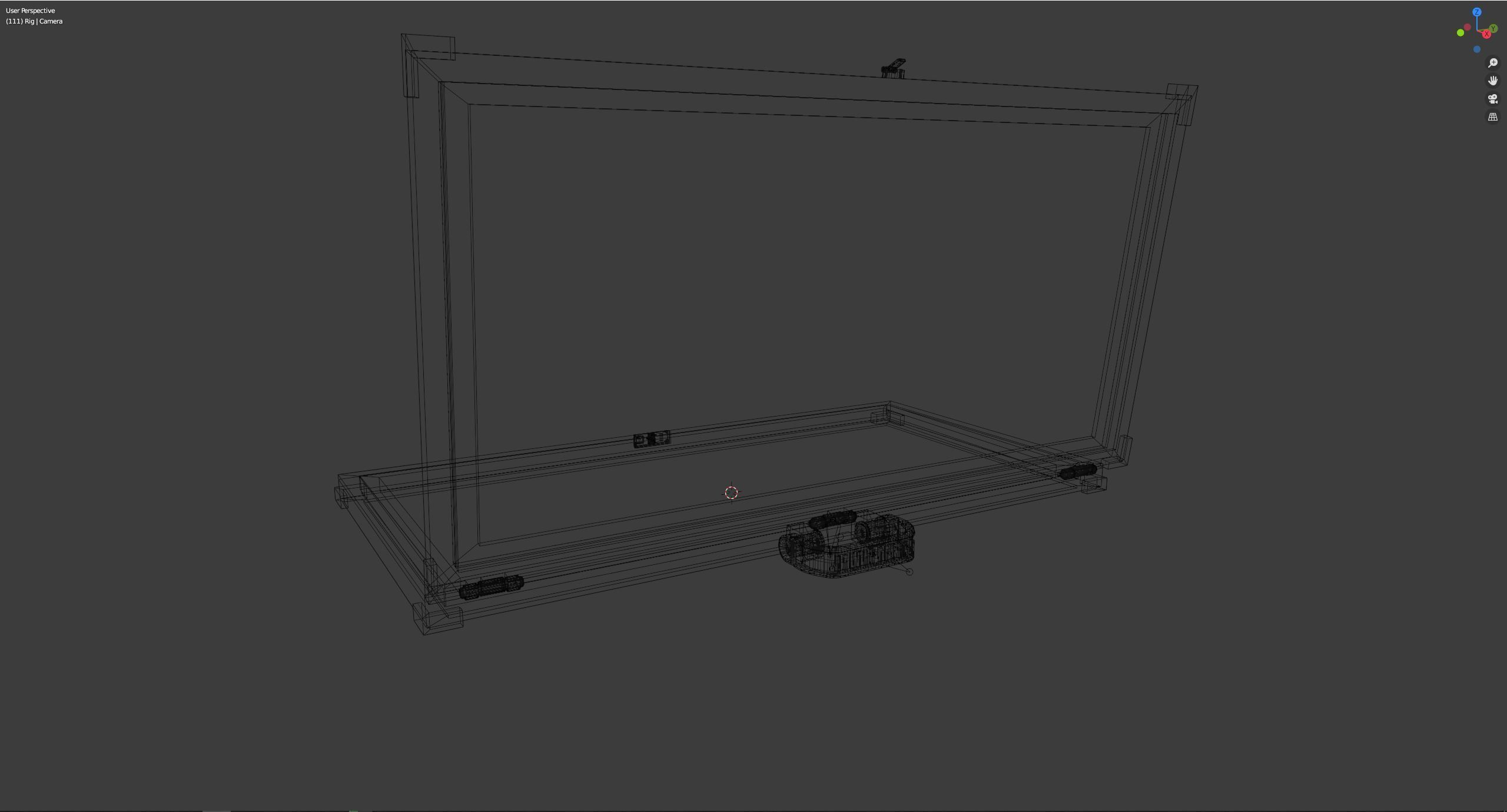 Military Weapon Case Low-poly 3D model_11