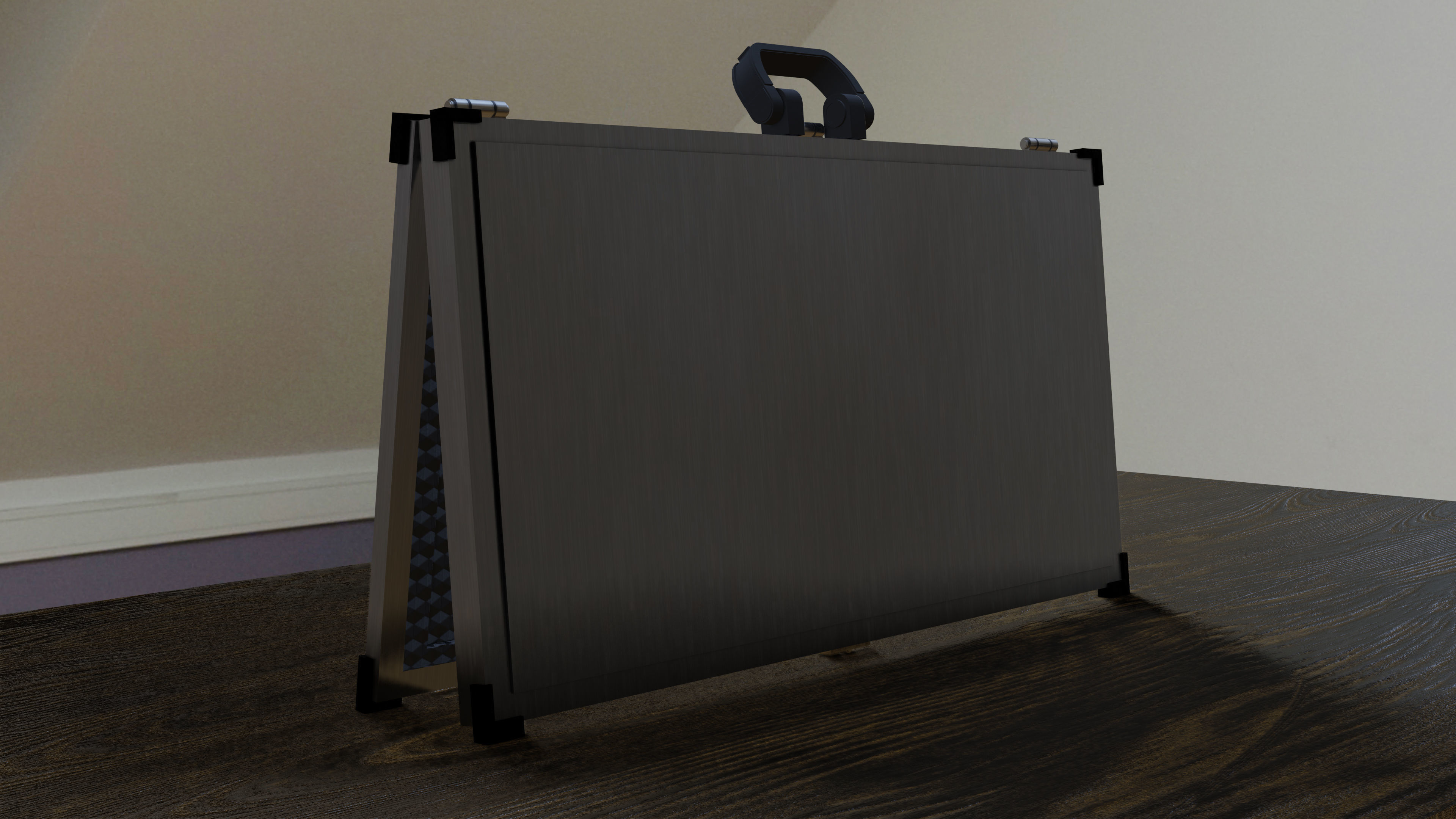 Military Weapon Case Low-poly 3D model_3