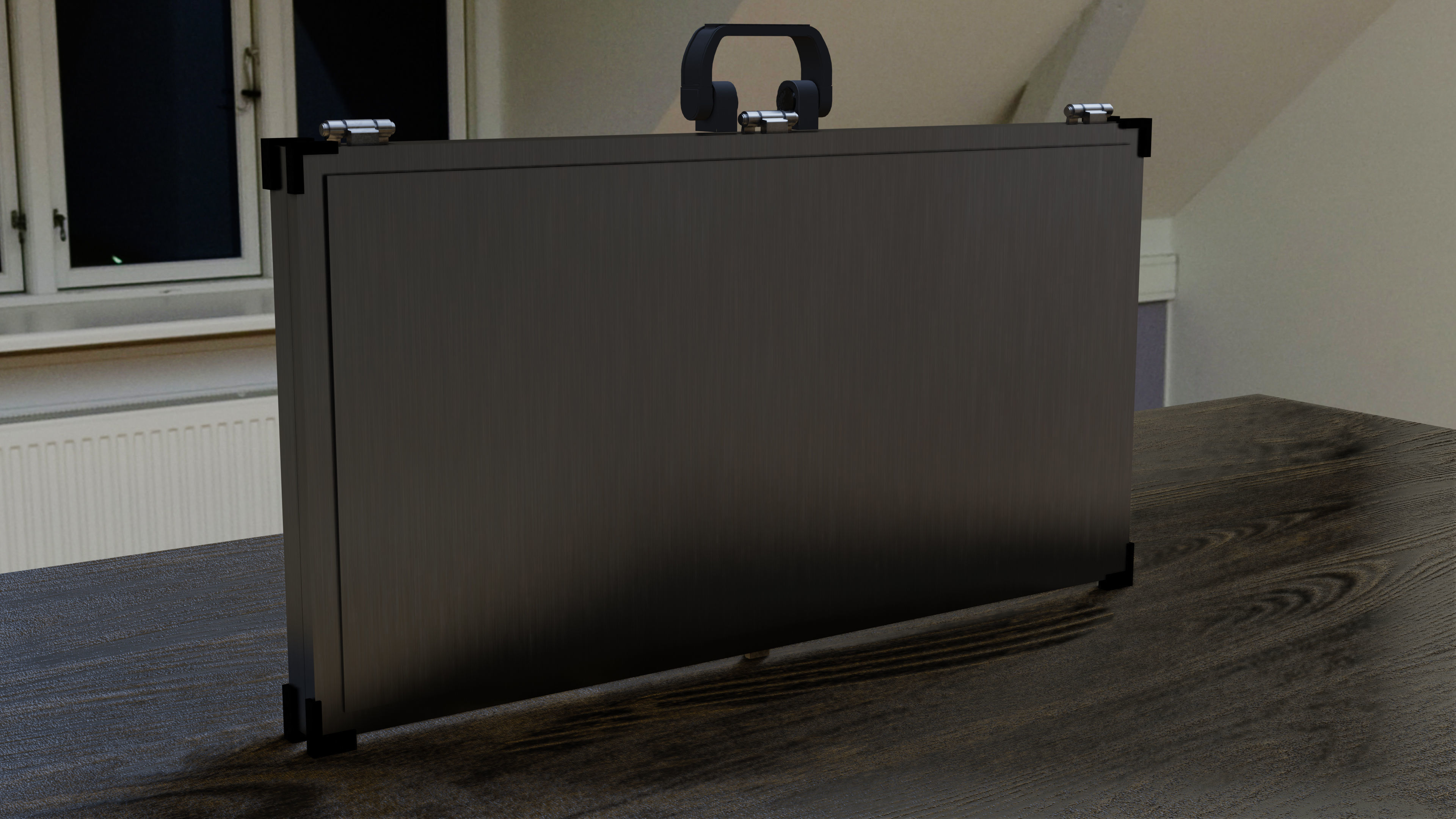 Military Weapon Case Low-poly 3D model_2