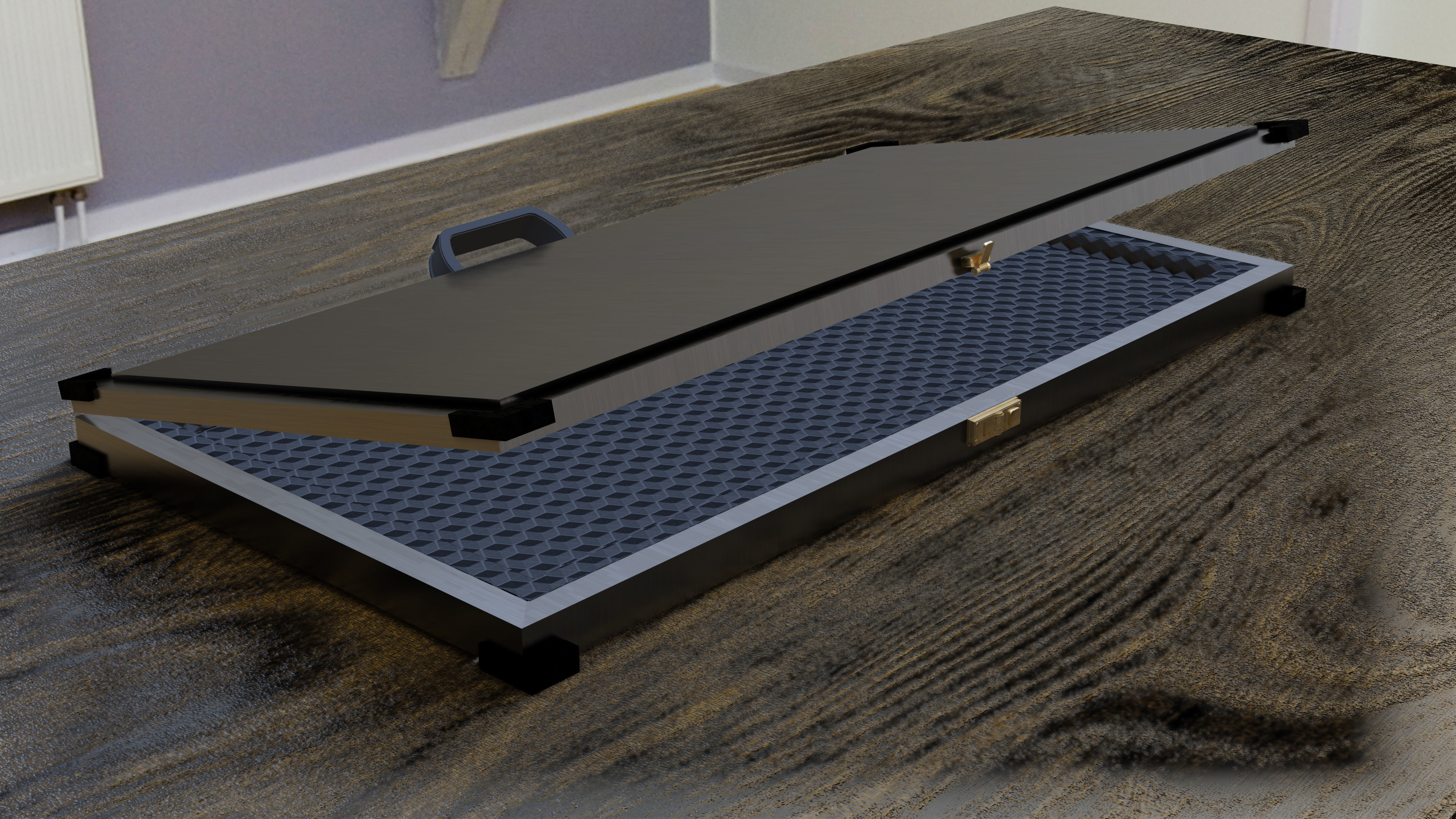 Military Weapon Case Low-poly 3D model_5