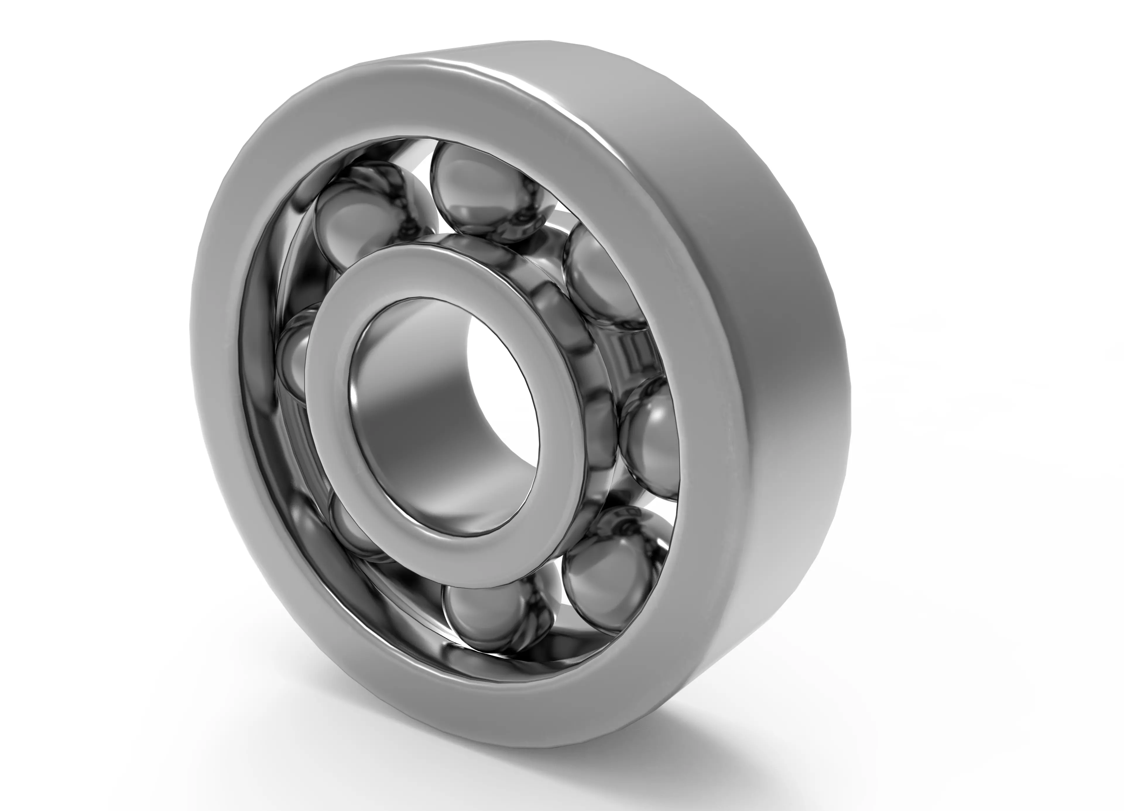 Ball Bearing  Low-poly 3D model_0