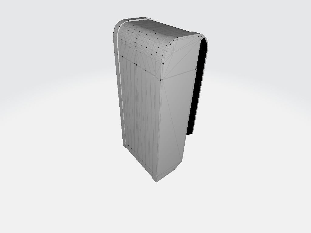 Plexus Big Right Pouche Bag Low-poly 3D model_17