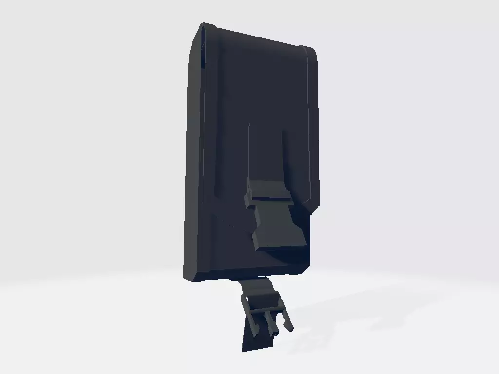Plexus Big Right Pouche Bag Low-poly 3D model_0