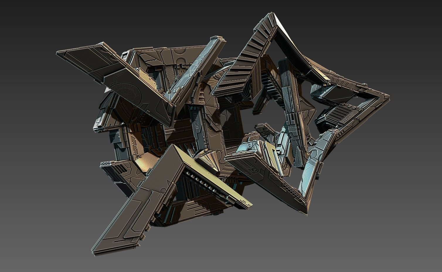 space equipment node 00031 3D model_3